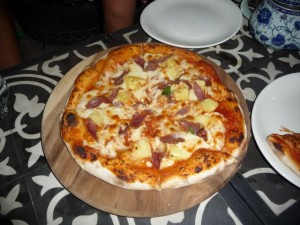Skøn Hawaii pizza